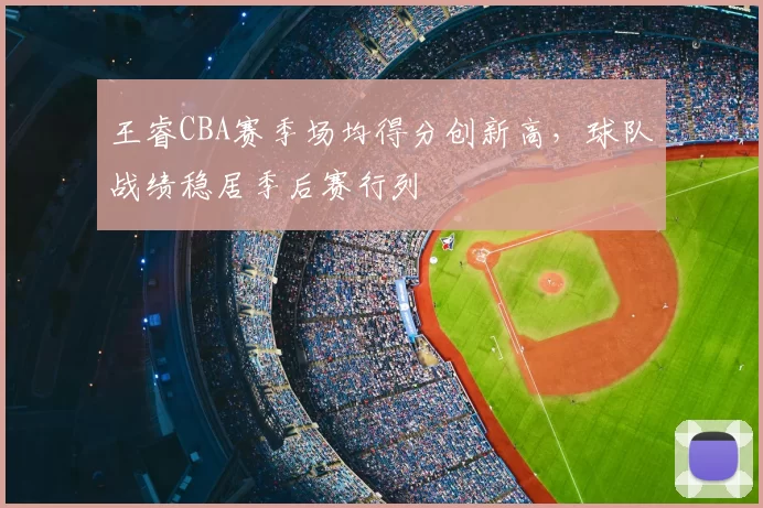 王睿CBA赛季场均得分创新高，球队战绩稳居季后赛行列